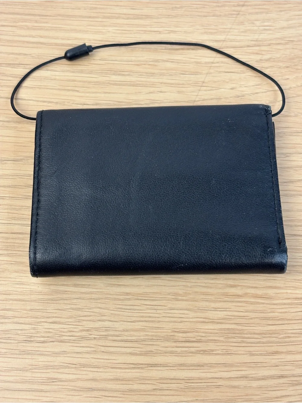 Pittsburgh Steelers Black Leather Wallet with Logo Patch NEW!